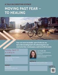 Moving Past Fear - To Healing, by Lisa Troseth, CSB